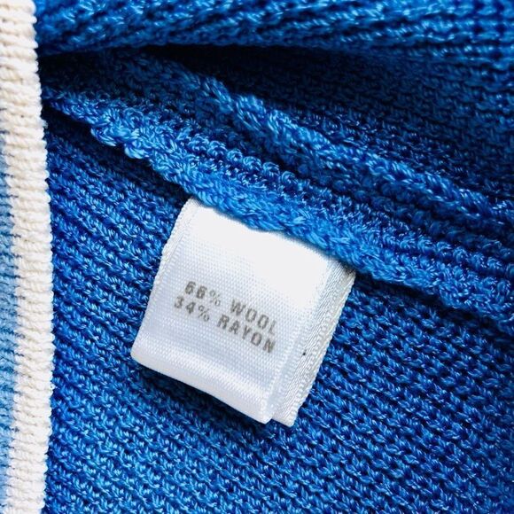 NWOT Vintage St. John Sport Light Blue 4 Pocket Button Up Cardigan - Picture 7 of 16